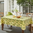 thumbnail image 3 of Newbridge Yellow Lemons and Green Limes 60 x 84 Inch Vinyl Rectangle Tablecloth with Flannel Backing, 3 of 10