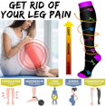 thumbnail image 2 of 8 Pairs Copper Compression Socks for Women & Men Circulation 15-20 mmhg - Better Blood Flow, Swelling, Best Support for Medical, Running, Nursing, 2 of 7