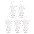 thumbnail image 4 of V-Shaped Multi Hook Clothes Hanger, Double Side Closet Storage Rack, Space Saving Multi-Functional Garment Hanger, Rotatable Vertical Clothes Storage Rack, Multipurpose Closet Organizer 5Pcs, 4 of 9