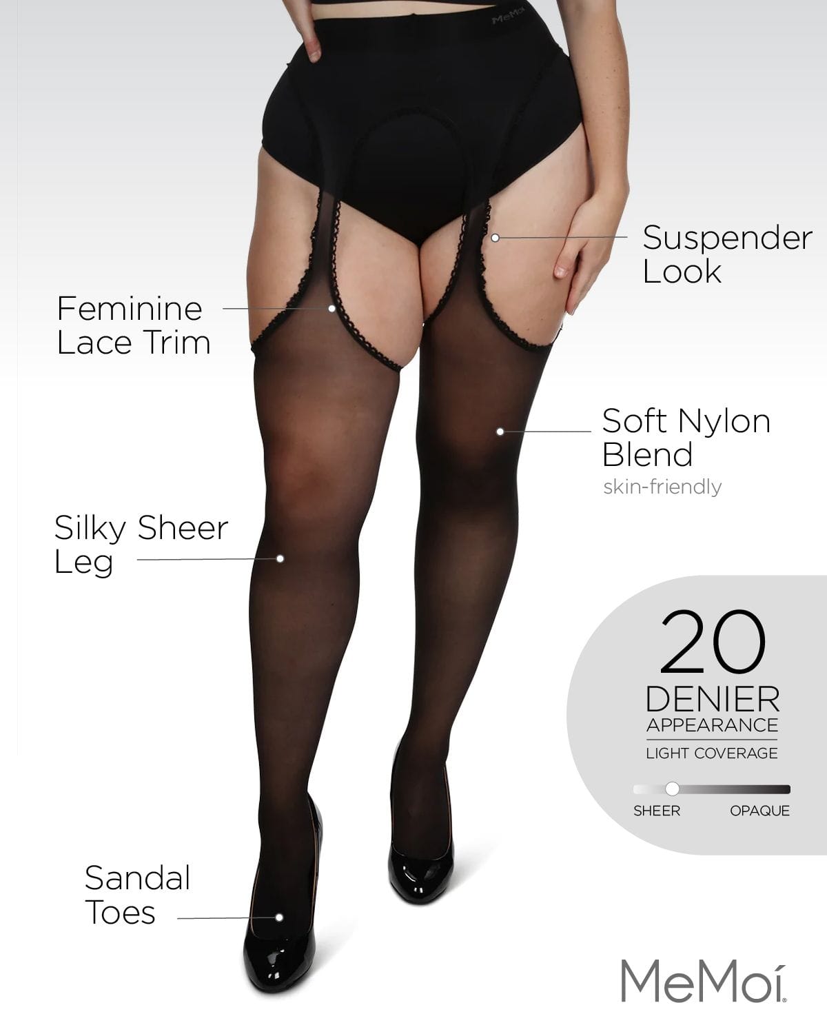 curvy garter belt Garter Belts in Womens Lingerie | White main image 0