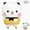 I, variant on Bubu and Dudu Panda Plush B