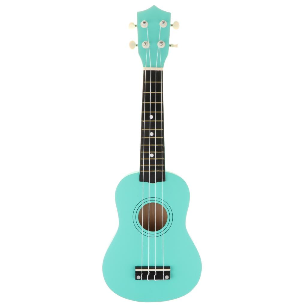 LeeQinersw 21" Hawaii Ukulele Mini 4 Strings Guitar for Kids Beginners Turquoise