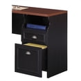 thumbnail image 4 of Pemberly Row Bureau d'Ordinateur en Bois en L, Noir, 4 of 4