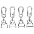 thumbnail image 4 of LABRIMP 4Pcs Zinc Alloy Key Chain for Men 8 Shaped 3.5X0.9In, 4 of 8