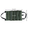 thumbnail image 5 of Small Tool Bag with 5 Zipper Pockets Wear-Resistant Tool Carry Bag Tool Roll Bag, 5 of 6