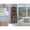 Brown, variant on Double - Door Corner Bar Cabinet with 8 Cubbies | Suitable for Home Bar Storage