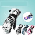 thumbnail image 2 of Guantes de esquí impermeables para hombres y mujeres, manoplas térmicas para snowboard, guantes deportivos térmicos, pareja, 2 of 5