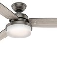 thumbnail image 2 of Restored Hunter Fan 52 inch Brushed Slate Contemporary Ceiling Fan with LED Light Kit and Remote Control (Refurbished), 2 of 9