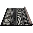 thumbnail image 5 of HR Southwestern Rug for Living Room Antiqued Trellis Black and White Area Rug Boho Dcor Rugs 5x7 for Bedroom, 5 of 7