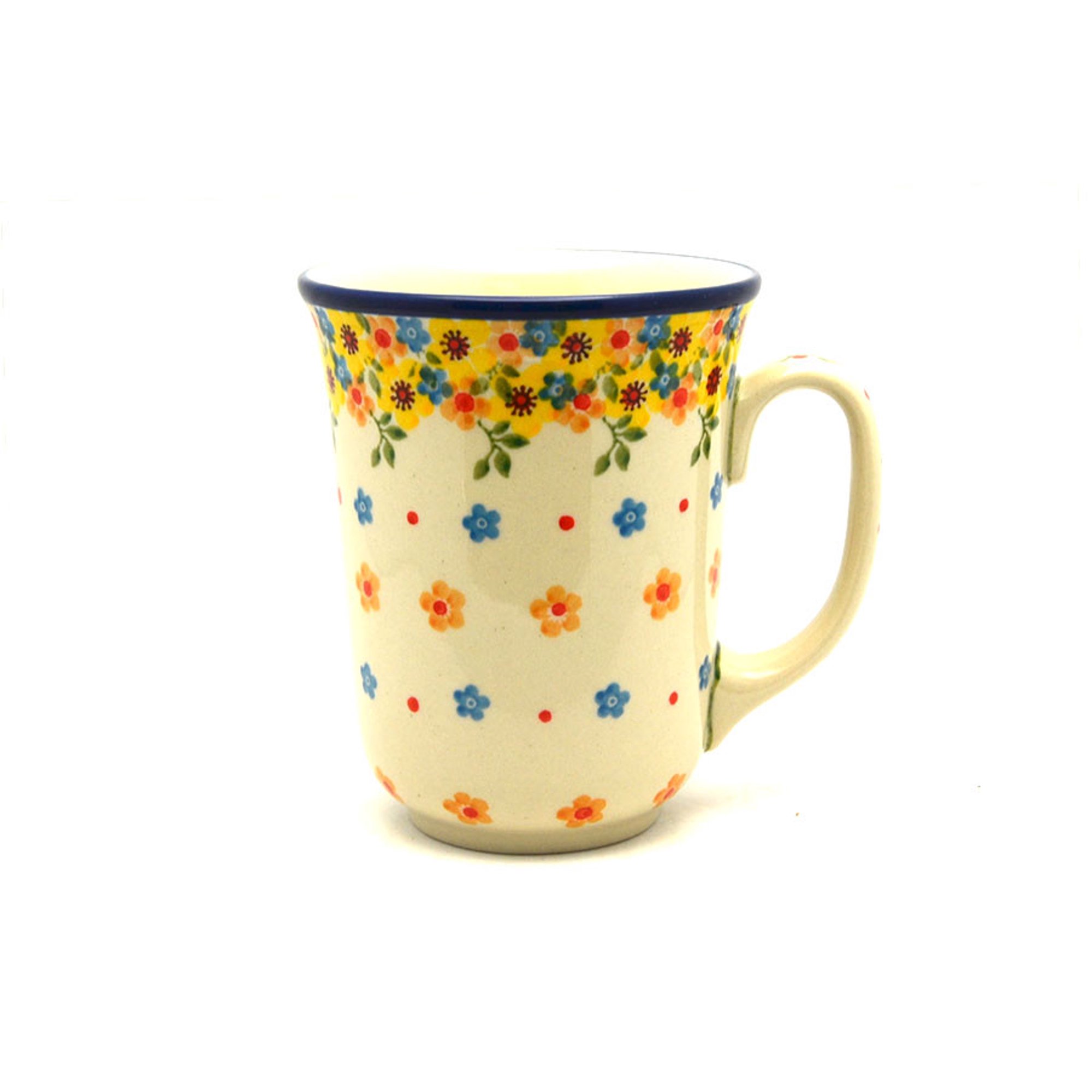 Polish Pottery Mug - 16 oz. Bistro - Buttercup
