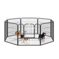 thumbnail image 1 of 8 Panel Pet Playpen Play Yard Fence Home DIY Heavy-Duty Metal Foldable Indoor Outdoor 31.5"H, 1 of 6