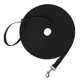 thumbnail image 1 of Dog/Puppy Obedience Recall Training Agility Lead - 30ft Training Leash - Great for Training, Play, Camping, or Backyard - Black 30ft, 1 of 5