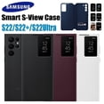 thumbnail image 2 of Funda Original para Samsung S22 Ultra Mirror Smart View, carcasa con tapa para Samsung Galaxy S22 +/S22 Plus 5G, fundas LED s-view Fivean unisex, 2 of 2