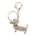 thumbnail image 5 of HOOWIFFY Mini Dachshund Crystal Keychain Charm for , Cute Puppy Accessory Gift for Pet Owners, 5 of 8