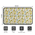 thumbnail image 5 of Yellow Lemon Fruit Slices White Pattern Door Rugs,Washable Non Slip Door Mats Indoor,Decorative Door Mats,Entry Mat Indoor for Entrance,Bedroom,Kitchen,Bathroom,30"x17", 5 of 6