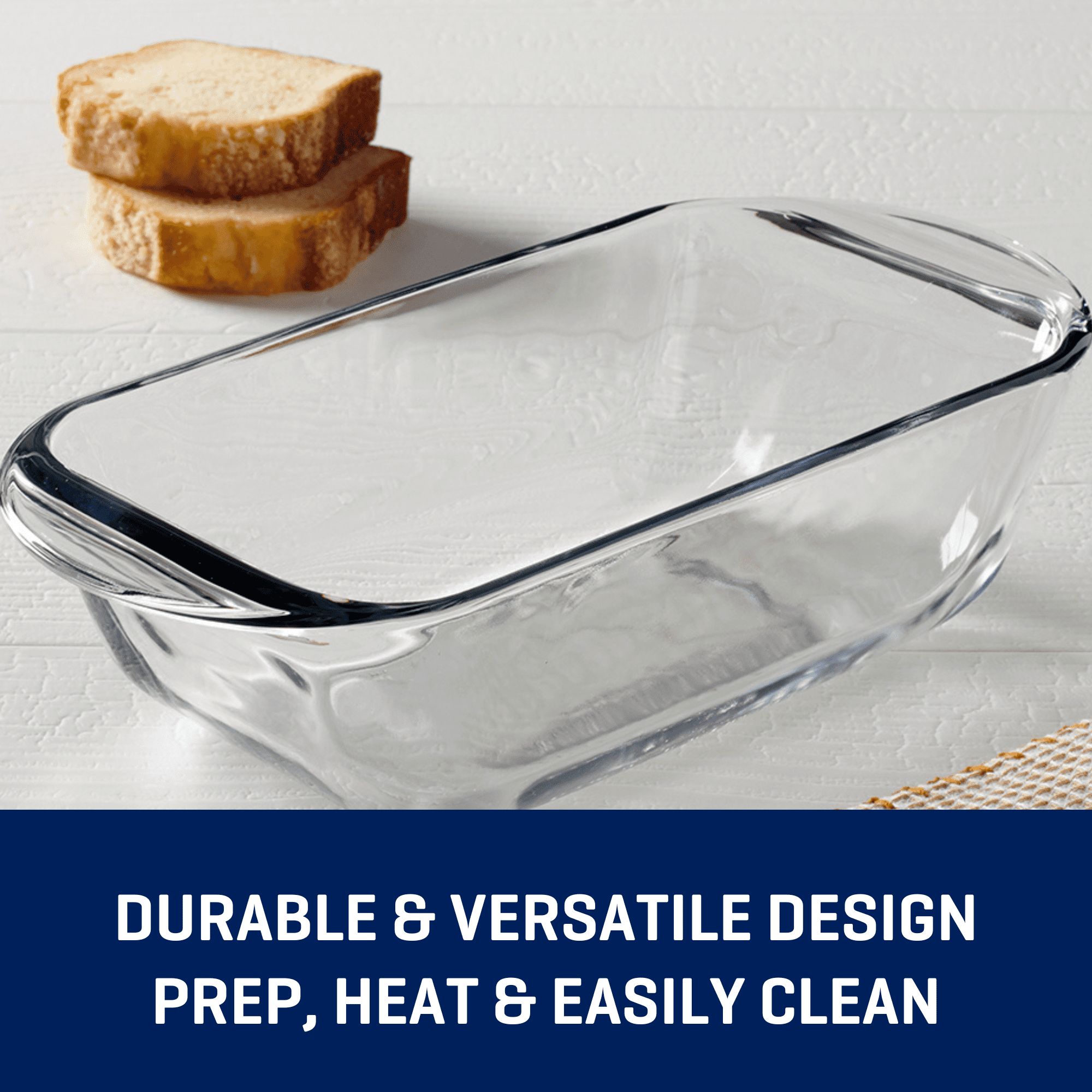 Anchor Hocking Glass Loaf Pan, 1.5 Quart