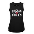 thumbnail image 2 of Women's Levelwear Black Chicago Bulls Macy Tank Top, 2 of 3