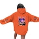 thumbnail image 3 of Moonsky Sudadera con capucha de moda para mujer de la cantante pop Dem/0n HUNTR/X con jersey corto, suave y cómoda, top de manga larga para uso informal en primavera, otoño e invierno. (Naranja XL), 3 of 4