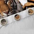 thumbnail image 4 of Homewish Wild Tiger Pattern Black Out Curtains,Jungle Wildlife Curtains Pack of 2 (42x63 Each),Black Brown Bedroom Curtains For Boys,Ultra Soft Home Decor, 4 of 6