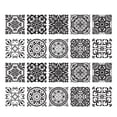 thumbnail image 1 of 20 piezas de mosaicos adhesivos para azulejos de pared, para cocina, baño, impermeables, n. degree 2 2 20x20cm, 1 of 9