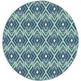 thumbnail image 6 of Oriental Weavers Meridian Area Rug 2209B Navy Diamonds Lines 6' 7" x 9' 6" Rectangle, 6 of 9