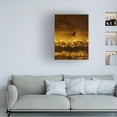 thumbnail image 2 of Canvas Wall Art - jay stanley Forns 'Fire In The Mist' Wall Art for Living Room, Bedroom, or Office D?cor by Trademark Fine Art - 35 x 47 Inches, 2 of 4