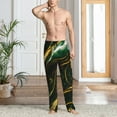 thumbnail image 6 of Fotbe Green Marble Men's Pajama Pants,Sleepwear Pants,Pj Bottoms Drawstring And Pockets-Small, 6 of 7