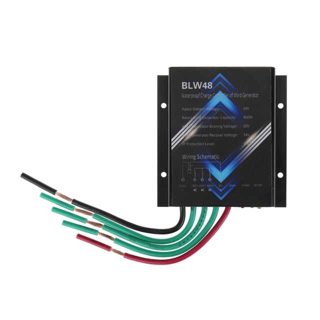 TFixol Modular Wind Turbine Controller with IP67 Protection, Aluminum Alloy Design, 48V 400W Power Output, Compact Size 90x85x20mm, Lightweight 250g