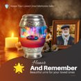thumbnail image 3 of Yatskia Colorful Lightning Car Little Cremation Keepsake Urns for Human Ashes Adult Men and Women, Small Funeral Burial Urn for Ashes Adult Male, (Monar Pack of 1, 3 Inch), 3 of 6