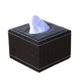 thumbnail image 3 of UDIYO Faux Leather Square Paper Holder Tissue Dispenser Storage Box Car Home Decor, 3 of 7