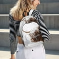 thumbnail image 6 of Naloa Yak Canvas Backpack for Men Women Rucksack Casual Travel Daypack College Tote Satchel Bookbag for Teens-Small, 6 of 7