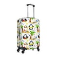 thumbnail image 3 of Fotbe Penguins On The Beach Luggage Cover Protector,Suitcase Protector,Scratch and Dirt Resistant,Fits 18-32 Inch Luggage-Small, 3 of 9