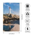 thumbnail image 4 of Kdxio Hand Towel Lighthouse for Bathroom Kitchen Fingertip Bath Towels 27.5 x 16 Inch Home Hotel Gym Laundry Room, 4 of 9
