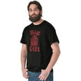 thumbnail image 4 of Funny Big Wrapped Christmas Present Men's Graphic T Shirt Tees Brisco Brands S, 4 of 4
