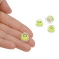 thumbnail image 4 of Unique Bargains 4 Packs Round Bubble Level 12x7.5mm Mini Circular Bullseye Spirit Levels for Leveling Camera Tripod Telescope, Lime, 4 of 6