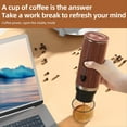 thumbnail image 4 of Portable Electric Espresso Coffee Maker -Cordless Mini Coffee Machine,Smart Brew Coffee Machine,1 x concentrated capsule coffee machine 1 x charging cable 1 x powder spoon, 4 of 6