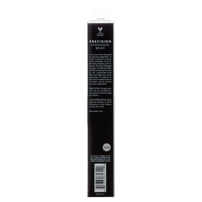E.L.F. Precision Eyeshadow Brush, Medium Size, Synthetic