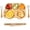 White Bus, variant on Suction Plates for Baby Toddler, Bamboo Divided Platter Feeding Dishes with Silicone Fork Spoon, All-Natural Baby Food Plate Stays for Baby-Led Weaning, Non-Slip Design