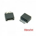 thumbnail image 6 of Chenyang CY 50Pcs Type B Micro USB Female 5 Pin Jack Port Socket Connector Solder Type Repair Parts Connector, 6 of 7