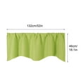 thumbnail image 5 of Valance and Swag for Window, Blackout Valance Curtain for Kitchen Bathroom Living Room, Thermal Insulated Window Treatment, Rod Pocket Short Curtain on Clearance, 5 of 12