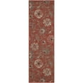 thumbnail image 3 of Unique Loom Outdoor Botanical Collection Area Rug - Fern (2' x 6' 1" Runner Terracotta/Ivory), 3 of 8