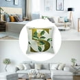thumbnail image 5 of nygtbtfer Decorative Throw Pillow Covers Cushion Cases Pillow Covers Plant Alphabet Initial Letter Throw Pillow Covers Cushion Case Spring Home Decorative for Sofa Couch Décor White, 5 of 7