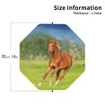 thumbnail image 3 of Gaeub horse running freely Print 6 Pcs Leather Coasters for Drinks ,Drink Coasters Sets,Drink Table Cup Coasters for Living Room Kitchen Coffee Decor,Octagon, 3 of 7