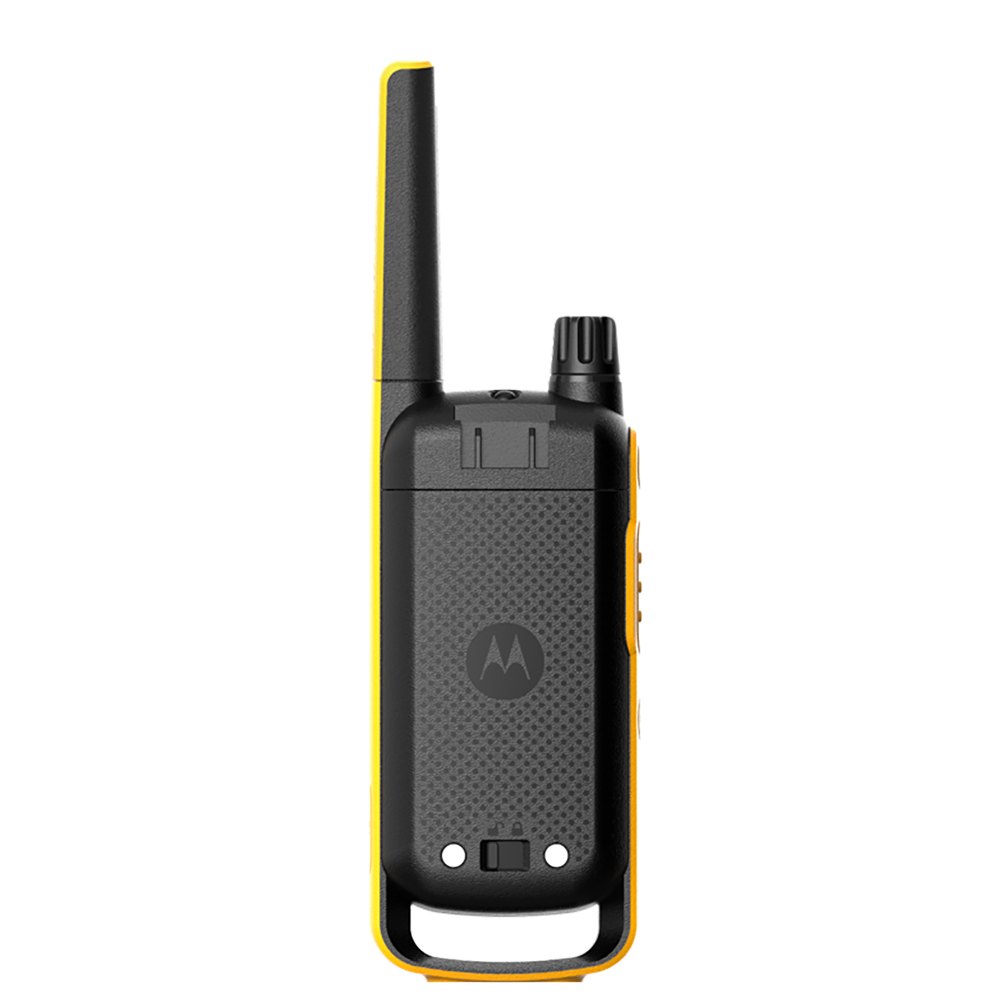 Motorola Solutions T470 Two-Way Radio Black W/Yellow (2 Pack)