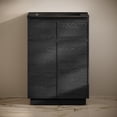 thumbnail image 6 of St. Tropez 24" Freestanding Bathroom Vanity in Black Oak with Black 3-Hole Widespread Sink Top, 6 of 6