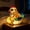 hen, variant on Fountwell Animal Night Light 3D Cute Koala Table Lamp LED Resin Stained Art Lamp for Bedroom Desk