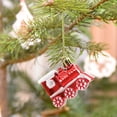 thumbnail image 2 of Train Hanging Pendants 4pcs Mini 2*2.4in Christmas Tree Decoration Ornament XMAS Decoration Christmas Tree Hanging, 2 of 10