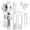 Aluminum-Hook Lock, variant on Aluminum Hook Lock Mortise Cylinder Deadbolt, Commercial Storefront Door Hardware