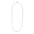 thumbnail image 2 of Sterling Silver Rhodium Plated Paperclip Chain (1.8 mm) Size 24 inches, 2 of 2