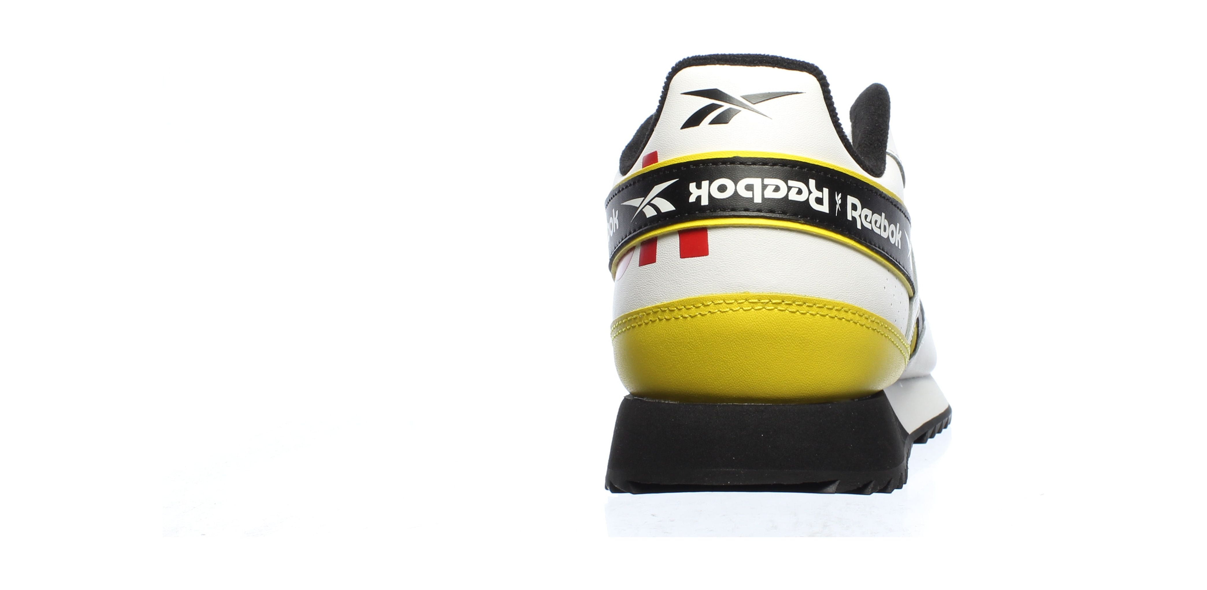 Reebok Classic Leather RippIe Men s Shoes White Black Primal Red